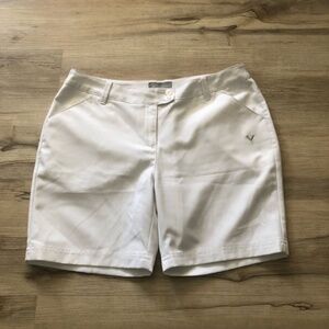 Callaway Women's Classic White Bermudas